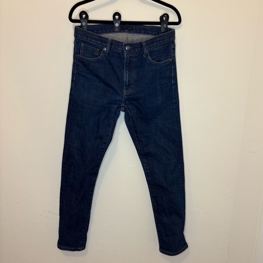 Uniqlo Men’s Stretch Selvedge Slim Fit Jeans, Blue, 32w x 32L